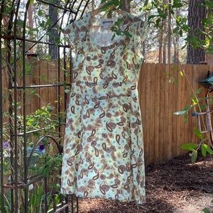 Silk dress. New without tags Isabella Bird flutter sleeve dress.